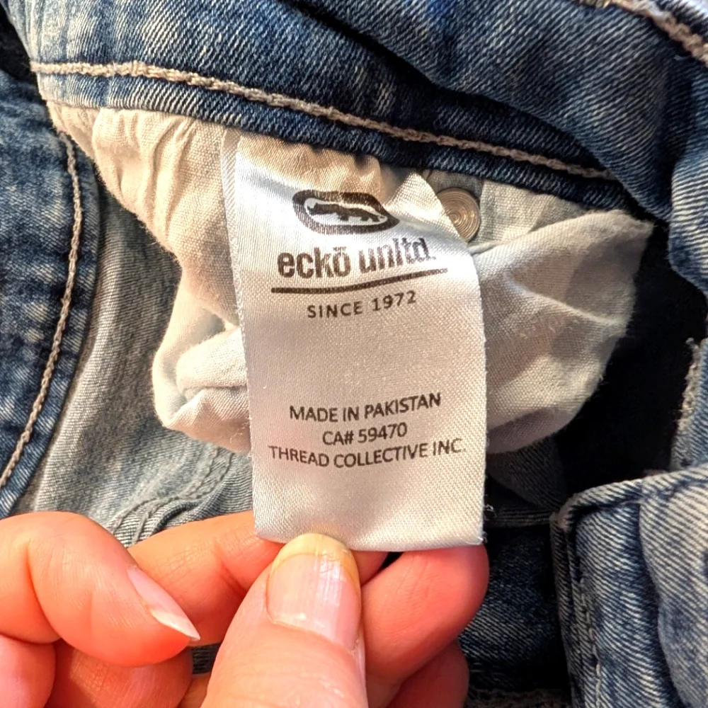 Mens Ecko Unltd. Light Blue Denim Skinny Fit Jeans Size 40